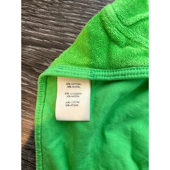 NWT Vintage Souls Resort Bra Crop Top Size Small In Electric Green - Picture 4 of 5